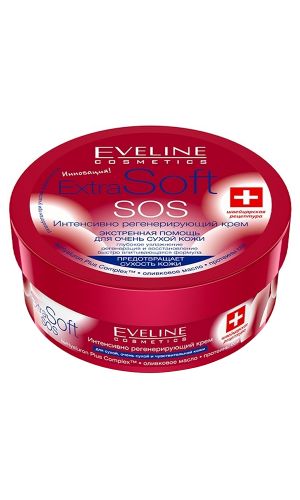 Крем интенсивно регенерирующий EVELINE EXTRA SOFT INTENSELY REGENERATING CREAM SOS банка